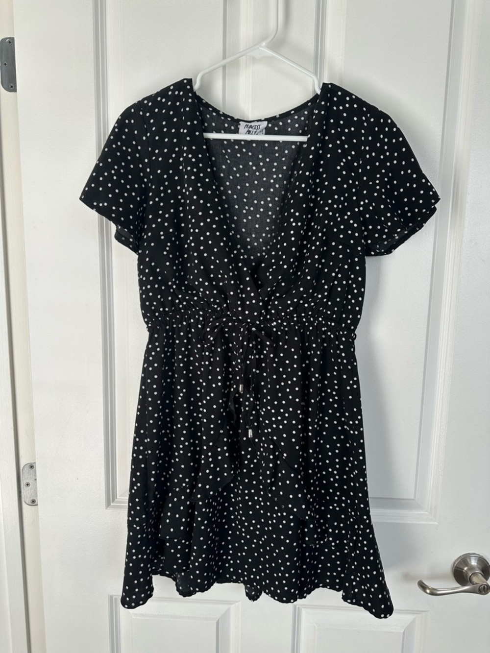 Princess Polly Black Polka Dot Midi Dress